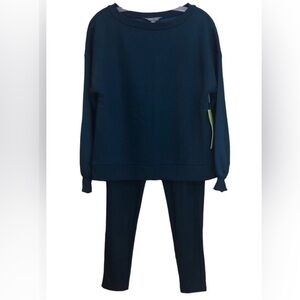 Cobble Lane/ NWT/ Sweat Shirt & Leggings 2 pc. Set /Color Deep Teal/ Size M
